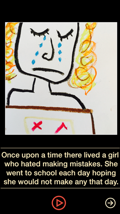 Writing/reading app – type in a story your child has written, take a photo of their illustration.